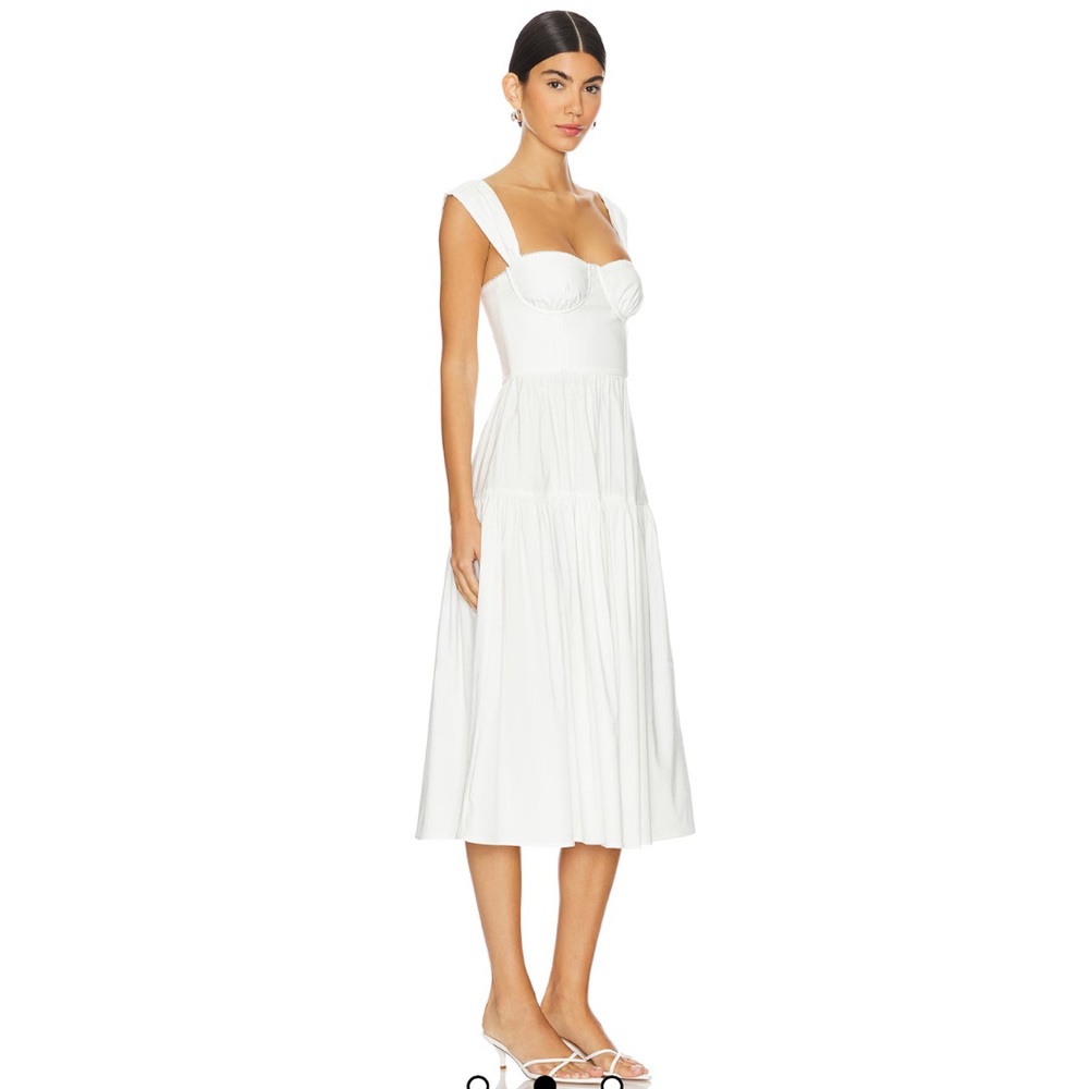 WEWOREWHAT White Bustier Dress 0 NWT - Picture 4 of 5